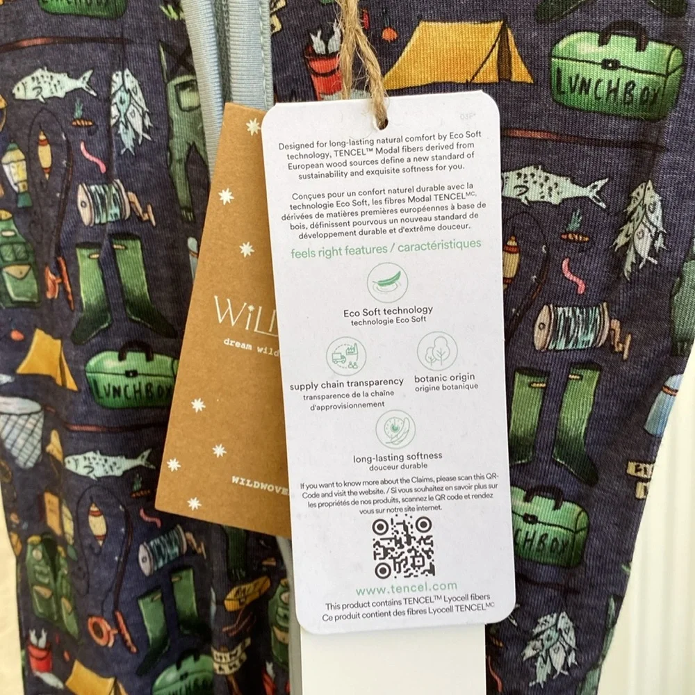 Wild Woven (formerly Kind Thing) Gone Fishing Zip Romper - Picture 5 of 11